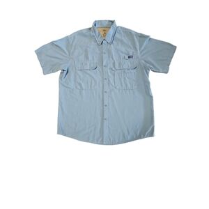 G.H. Bass & Co. Men's Blue Explorer Button Down Shirt Size XL